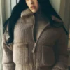 Kaşmir Northstar Kazaklı Puffer Ceket - Alpine Kakao Heather
