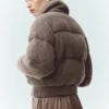 Kaşmir Northstar Kazaklı Puffer Ceket - Alpine Kakao Heather