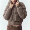 Kaşmir Northstar Kazaklı Puffer Ceket - Alpine Kakao Heather