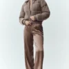 Kaşmir Northstar Kazaklı Puffer Ceket - Alpine Kakao Heather