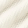 Kaşmir Peluş Waffle Polo Tişört - Fildişi