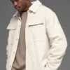 Kanvas Utility Shacket - Kemik Rengi