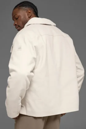 Kanvas Utility Shacket – Kemik Rengi