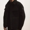 Kanvas Utility Shacket - Siyah
