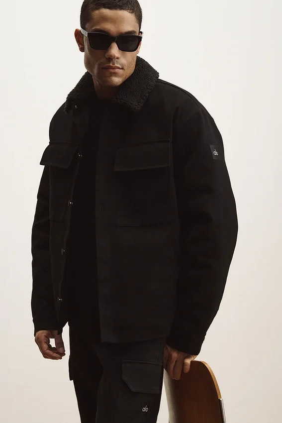 Kanvas Utility Shacket - Siyah
