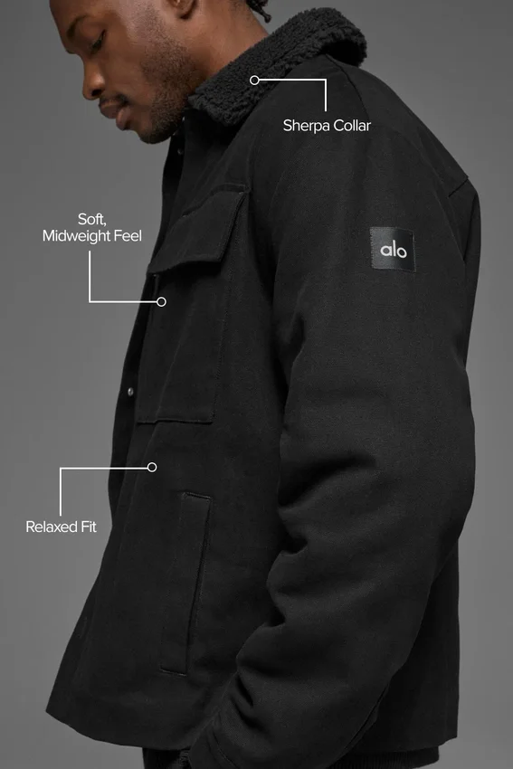 Kanvas Utility Shacket - Siyah
