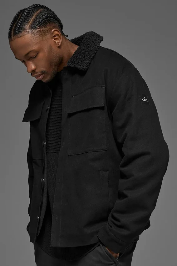 Kanvas Utility Shacket - Siyah