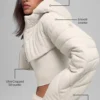Kapitone Starlight Puffer Yelek - Kemik Rengi