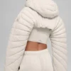 Kapitone Starlight Puffer Yelek - Kemik Rengi