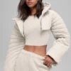 Kapitone Starlight Puffer Yelek - Kemik Rengi