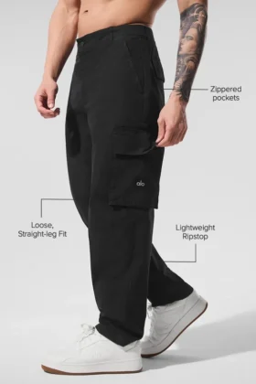 Kargo Ripstop Pantolon – Siyah