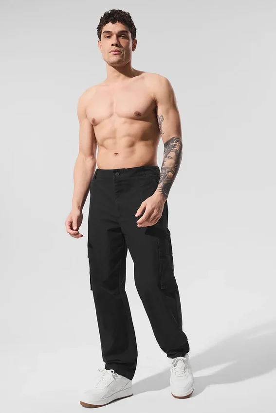 Kargo Ripstop Pantolon - Siyah