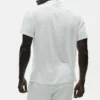 Keten Jersey Coastal Kısa Kollu Polo - Beyaz