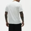 Keten Jersey Coastal Kısa Kollu Tişört - Beyaz