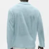 Keten Jersey Coastal Uzun Kollu Kazak - Seaside Blue