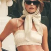 Keten Karışımlı Riviera Bloomer Sütyen - Kum Beji