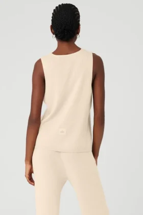 Knit Salana Tank – Macadamia