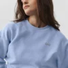 Kısa Accolade Crewneck - Açık Provence Mavisi