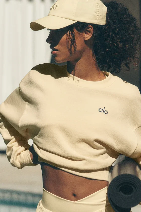 Kısa Accolade Rundhals - Mum Işığı Sarısı