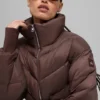 Kısa Atmosphere Puffer - Brownstone