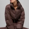 Kısa Atmosphere Puffer - Brownstone