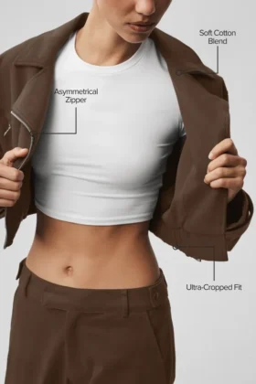 Kısa Cosmopolitan Ceket – Espresso