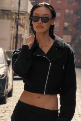 Kısa Cosmopolitan Ceket - Siyah