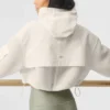 Kısa Engage Kargo Parka - Fildişi