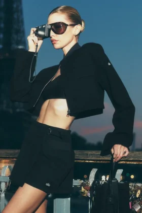Kısa Main Character Ceket - Siyah