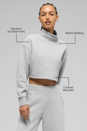 Kısa Serenity Coverup – Atletik Heather Gri
