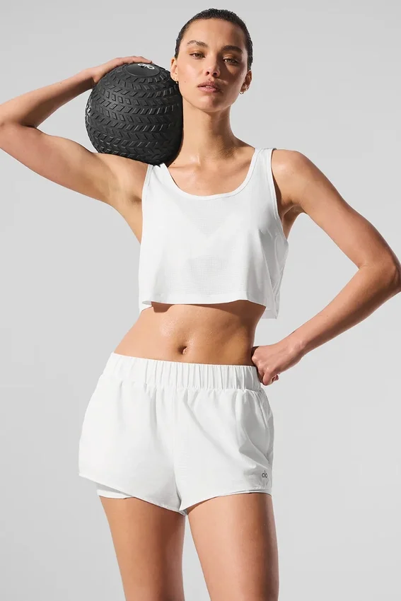 Kısa Sport Star Atlet - Beyaz