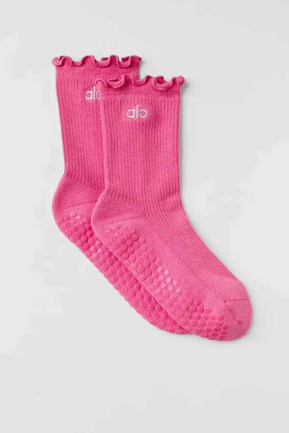 Lettuce Edge Grip Çorap - Paradise Pink