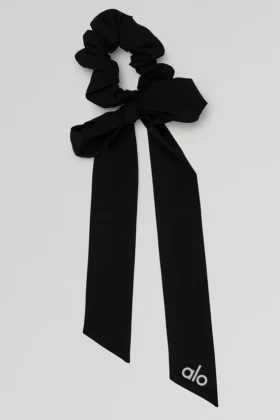 Love Knots Kravat Saç Lastiği - Siyah