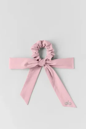 Love Knots Kravat Saç Lastiği – Vintage Pembe