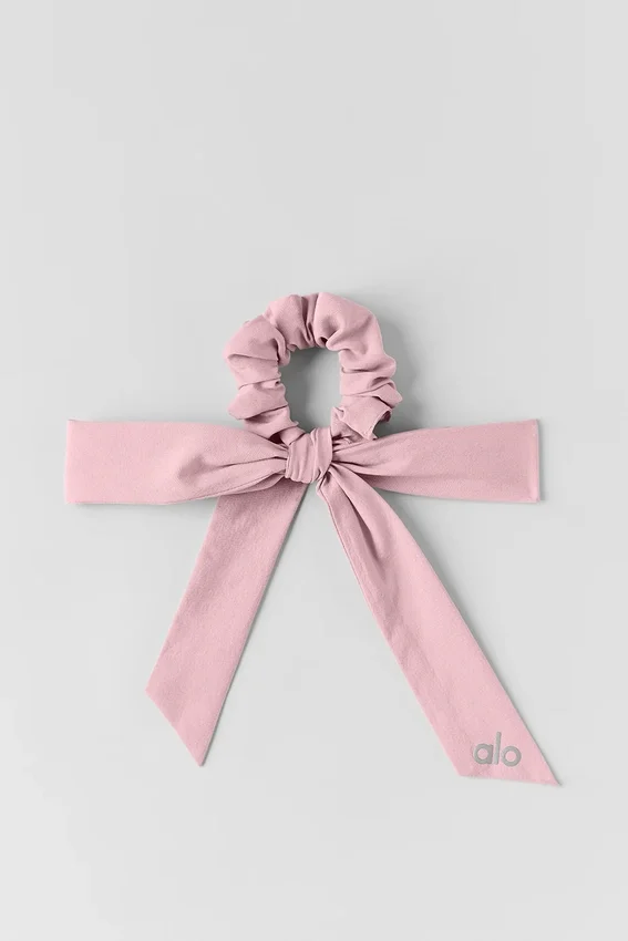 Love Knots Kravat Saç Lastiği - Vintage Pembe