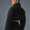 Main Act Korsajlı Puffer Ceket - Siyah