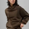 Make Waves Kapüşonlu Sweatshirt - Espresso Tonlu