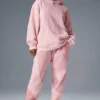 Make Waves Kapüşonlu Sweatshirt - Gün Batımı Pembesi Tonlu