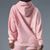 Make Waves Kapüşonlu Sweatshirt - Gün Batımı Pembesi Tonlu