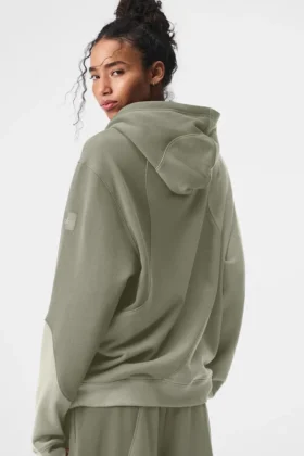 Make Waves Kapüşonlu Sweatshirt – Kireçtaşı Tonlu