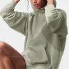 Make Waves Kapüşonlu Sweatshirt - Kireçtaşı Tonlu