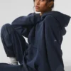 Make Waves Kapüşonlu Sweatshirt - Lacivert Tonlu