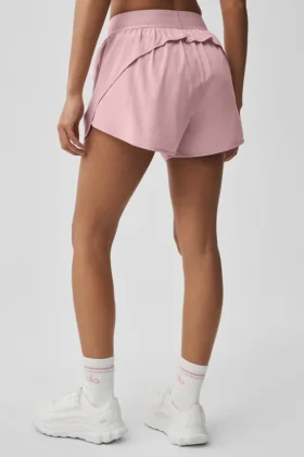 Match Point Şort – Vintage Pembe