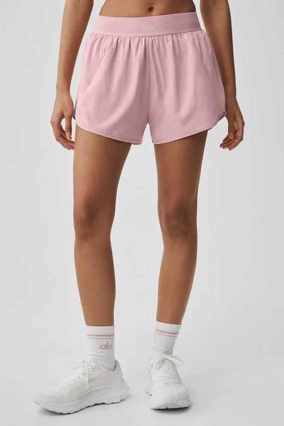 Match Point Şort - Vintage Pembe