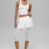 Mesh Front Runner 2'si 1 Arada Şort - Beyaz