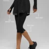 Mesh Front Runner 2'si 1 Arada Şort - Siyah
