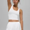 Mesh Front Runner Tank - Beyaz