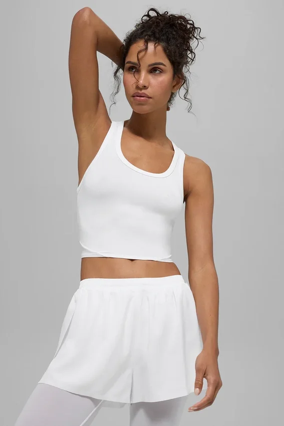 Mesh Front Runner Tank - Beyaz