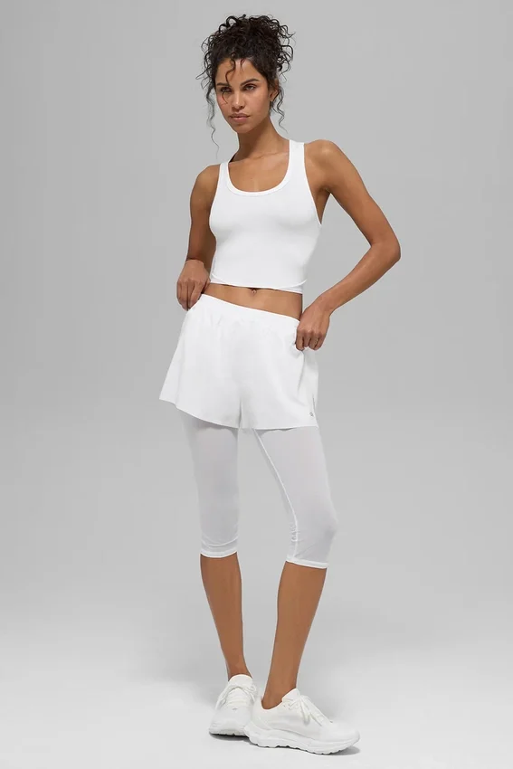 Mesh Front Runner Tank - Beyaz