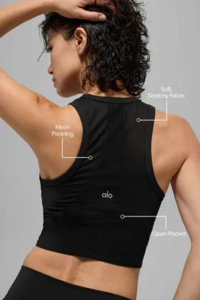 Mesh Front Runner Tank – Siyah